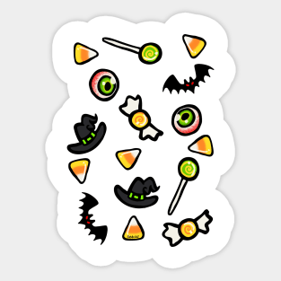 Halloween Confetti Sticker